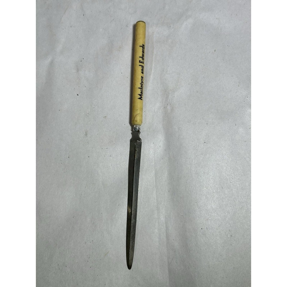 Vintage MacIntyre Edwards Thomasville GA Georgia Letter Opener Advertising